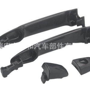 มือจับประตูสำหรับ Toyota Land Cruiser FJ120 สีดำ ABS เงา รุ่น TY192 - Product Image 1