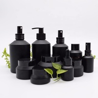 Ensemble de flacons pompe et pots à crème personnalisés pour cosmétiques et soins de la peau, vert givré, vides, pour sérum, lotion, spray, 30 ml