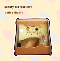 Nouveau Nid pour Chat en Feutre Semi-fermé Rectangulaire – Lit pour Chat Universel Quatre Saisons, Confortable et Compact pour un Sommeil Optimal des Chats