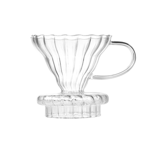 Jarra de café de vidrio borosilicato premium al por mayor, tetera profesional para verter, con asa resistente al calor para cafeterías y marca privada - Product Image 5