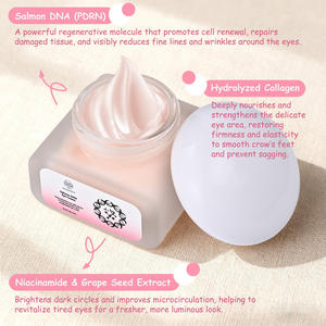 Cápsulas de Colágeno Rosa con Péptidos Fermentados, ADN de Salmón y PDRN, Crema Contorno de Ojos para Piel Sensible, Reafirmante, Antiedad, Reparadora, Hidratante y Antiarrugas - Product Image 5