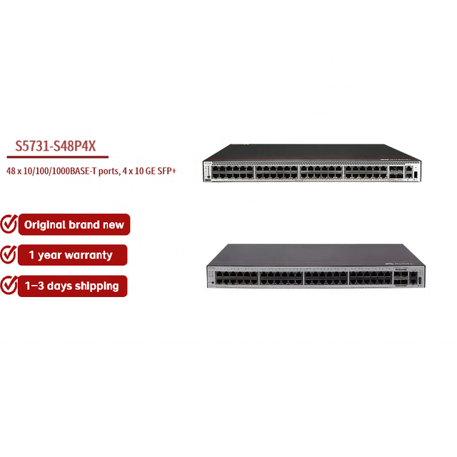 New Original HW Cost-effective 48 Port Switch Ethernet Switch S5731-S48P4X Gigabit Network Switch in Stock