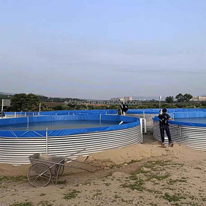 Tanque de stock galvanizado Aqua Culture Tarpaulin Fish Pond Fish Tanks Farm Aquaculturelarge Snow Crab - Product Image 2
