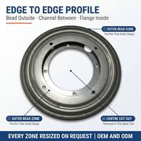 Plaque de rotation à 360 degrés avec roulement ODM, 10 pouces, entièrement en acier, pour base de fauteuil inclinable