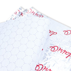 Emballages en papier sandwich en nid d'abeille créatif résistant à la graisse, laminés en aluminium, pour sandwichs et hamburgers - Product Image 3