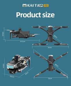 Vendre Drone RC KAI TWO Pro de Haute Qualité avec Nacelle 3 Axes, Caméra HD 8K, Moteur Brushless Professionnel pour la Photographie – Meilleures Ventes - Product Image 4