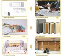 Cloison mobile semi-automatique avec joints électriques supérieurs et inférieurs, sans rail au sol, pour hôtels, bureaux et salles de réunion