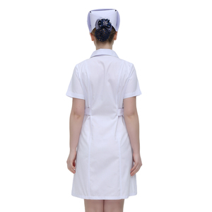 <span class=keywords><strong>Blouse</strong></span> blanche pour médecins <span class=keywords><strong>Blouse</strong></span> à manches longues adaptée à la <span class=keywords><strong>blouse</strong></span> de laboratoire pour femme Uniforme d'infirmière Uniforme d'infirmière pour femme - Product Image 4