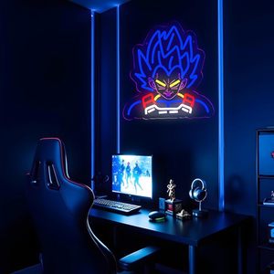 Enseigne d'Anime Enseigne Néon LED Personnalisée Dessin Animé Mignon Impression UV 3D Décoration de Fête Néon Anime Lumières Néon - Product Image 5