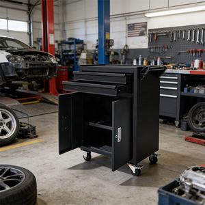 Chariot à outils de mécanicien avec tiroirs, <span class=keywords><strong>armoire</strong></span> à pièces, coffre à outils sur roulettes - Product Image 6