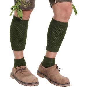 Chaussettes en Lederhosen personnalisées pour hommes, 2 paires, en coton et fibre de bambou tricotées, pour occasions bavaroises et Oktoberfest - Product Image 1