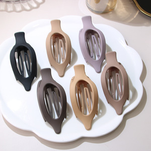 Horquilla puntiaguda lijada, horquilla grande de moda para peinados, horquilla con forma de pato, accesorio para el cabello transfronterizo, horquilla de tiburón, venta al por mayor - Product Image 3