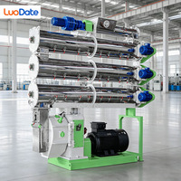 LUODATE - Fournisseur d'usine - Machine à granulés d'aliments pour animaux de ferme commerciaux 10-25TPH - Ligne complète de production de granulés d'aliments pour volailles et bétail