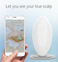 Pemindai Kulit Analisa Kulit Kepala HD 3.0MP Bersertifikasi CE Analisis Perangkat Lunak Nirkabel WiFi Ponsel Wajah Kepala Multi-Plug IT/US/Za