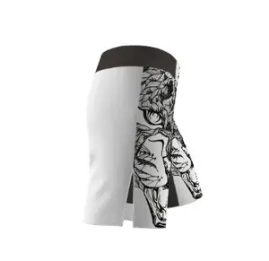 Vendita calda su misura sublimata pantaloncini da boxe da uomo Mma shortswear sportivo Unisex Paypal completamente tinta stampa a sublimazione qualsiasi disegno 1 pz