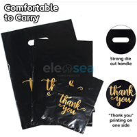 Bolsas de Plástico Reciclables de PE con Boca Plana y Serigrafía para Regalos, Ropa, Cosméticos y Joyería