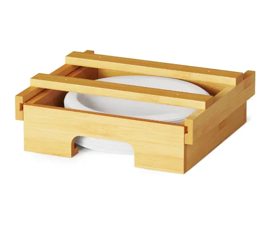 Suporte de parede para placa de bambu, suporte para placa de armário, balcão de cozinha, dispensador vertical de placa de papel