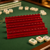 Poussoirs magnétiques pour tuiles de Mahjong américain, édition limitée Noël, supports de Mahjong festonnés, accessoires de jeu de table pour fêtes en intérieur