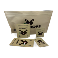 Sacs refermables personnalisés en plastique pour aliments, à fond plat, pour thé et collations, anti-odeur, anti-humidité, impression numérique, faible quantité minimale de commande