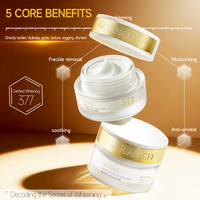 Crema Blanqueadora y Antimanchas - Hidratante, Antiarrugas, Reafirmante, Calmante, Cuidado Facial Ligero y No Grasoso