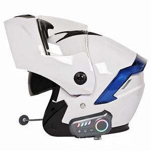 <span class=keywords><strong>Casque</strong></span> de moto modulaire à double visière certifié 3C pour adulte avec interphone intégré pour la sécurité des trajets en trottinette électrique - Product Image 3