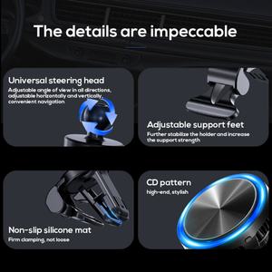 Chargeur de voiture magnétique MEMO GW02, support de téléphone pour voiture, chargeur sans fil 15W pour iPhone avec refroidissement du téléphone - Product Image 6