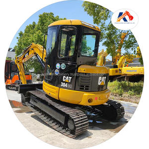 Miniexcavadora hidráulica sobre orugas Cat 304 usada, pequeña excavadora con componentes de núcleo de rodamiento a la venta - Product Image 1