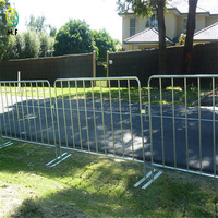 Barrière de contrôle des foules en acier galvanisé à emboîtement direct usine pour la sécurité des événements sportifs et des stades