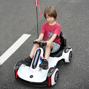 Kart électrique pour enfants à 3 vitesses réglables, télécommandé, voiture de course cool pour enfants, vente en gros disponible - Product Image 4