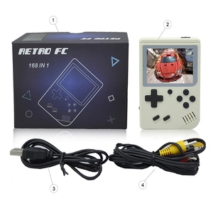 เครื่องเล่นเกมพกพาขนาด 3 นิ้ว 400 เกมเรโทรในเครื่องเดียว คลาสสิค 8 บิต จอ LCD สี สำหรับเด็กผู้ชาย เป็นของขวัญ - Product Image 5
