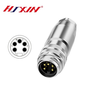 Đầu nối cáp hàn cảm biến 5 chân 7/8, vít lắp ráp công nghiệp tròn phích cắm nam và nữ, đầu nối không thấm nước - Product Image 3