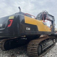 Excavatrice d'occasion Volvo EC360 360 d'origine suédoise, 36 tonnes, hydraulique, sur chenilles, pour l'exploitation minière, à vendre