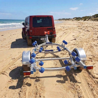 Remorque pour bateau en aluminium, assurance qualité, remorque pour bateau galvanisée à chaud, remorque pour bateau robuste