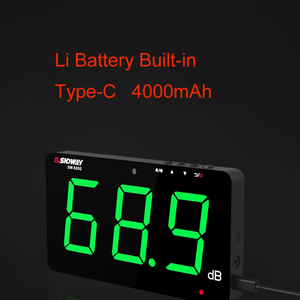 SNDWAY 30-130 дБ красный и белый цифровой измеритель уровня звука SW-525C - Product Image 4