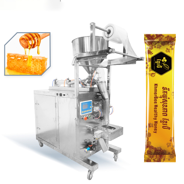 Auto Honey Bag Paste  Liquid Fill Sealing Packing Machine