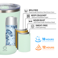 Nouvelle tasse à vide intelligente créative de 350 ml avec mélange automatique, logo personnalisé, moderne, électrique, pour lait et café
