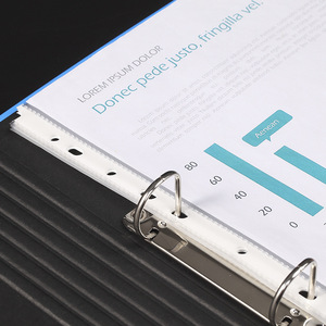 Comix <b>Document</b> Protector <b>Bag</b> A4 11 Holes 0.06mm 20 <b>Bags</b> Set Transparent PP Material - Product Image 3