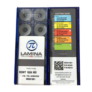 RDMT1604MO LT30 Fabricante de torno CNC Insertos de carburo de tungsteno Herramientas de torneado - Product Image 1