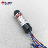 Faisceau collimaté de module de diode laser de point rouge de 650nm 50mW avec le pointeur laser réglable de foyer de modulation de CW/impulsion PWM TTL