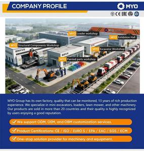 Nuovo Escavatore MY10-50 con Motore Ce Epa, <span class=keywords><strong>Mini</strong></span> Terna Agricola, Escavatore Caricatore 4x4 - Product Image 3