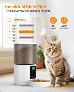 Comedero Inteligente para Mascotas de Plástico Sólido Moderno de 4L con Control Remoto por Aplicación, Cámara y Tazón de Acero Inoxidable para Perros y Gatos - Product Image 3