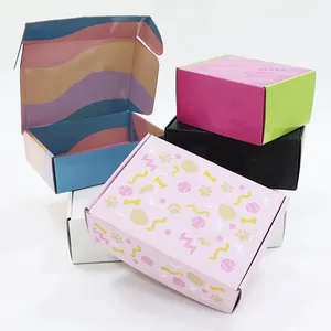 Ambalaj için özel oluklu hediye karton kutular küçük iş küçük posta nakliye kutuları hediye ambalaj