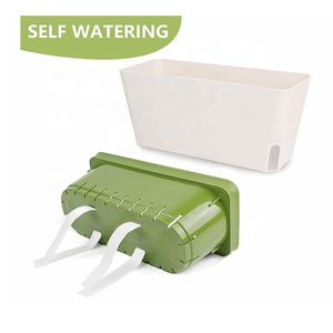 All House Herbs succulente <span class=keywords><strong>fioriera</strong></span> autoirrigante scatola finestra rettangolare per <span class=keywords><strong>piante</strong></span> <span class=keywords><strong>da</strong></span> interno giardino di casa vaso di fiori decorativo moderno - Product Image 2