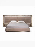 Meubles de chambre à coucher modernes et élégants de haute qualité, grand lit double moelleux pour hôtel, meubles de lit rembourrés, ensembles de chambre à coucher en velours