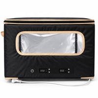 Boîte de fermentation électrique pliable pour pâte à pain avec affichage numérique de la température et minuteur