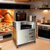 Four à crêpes rotatif à température contrôlée automatiquement, 110V/220V, machine à crêpes en acier inoxydable pour les snack-bars