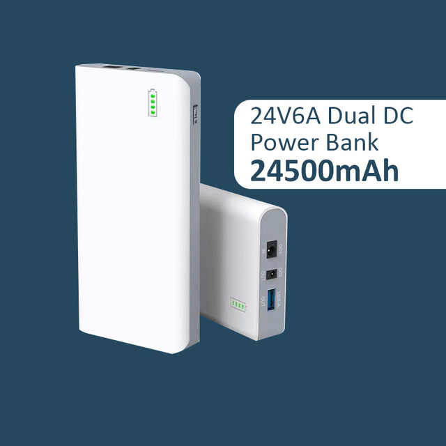 Dual 24V DC Port 150W 24500mAh Portable Power Bank Quick Charge LED Display Uninterruptible Power Supply for Power Tools LED