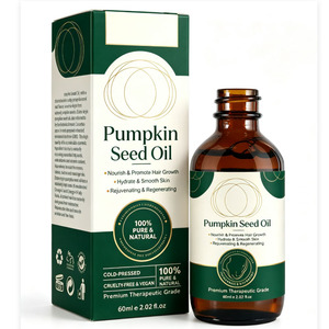 Aceite de Semillas de Calabaza 100% Puro, Extracto Líquido Oral en Gotas, Hidratante, Suavizante para la Piel, para el Crecimiento del Cabello, Inmunidad, 60 ml - Product Image 1