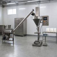 Remplisseuse automatique de poudre pour sacs plastiques, farine, lait en poudre, poivre et aliments, prête pour l'OEM, à fonctionnement simple, haute efficacité et haute précision