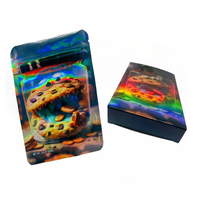 Emballage personnalisé en sachet refermable à fermeture éclair en plastique pour bonbons comestibles, imprimé en gravure, résistant aux odeurs, vide, 3,5 sachets en mylar